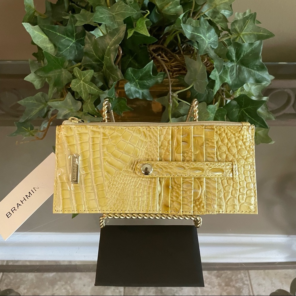 Perfect Color - Brahmin Credit Card Wallet in Butter!